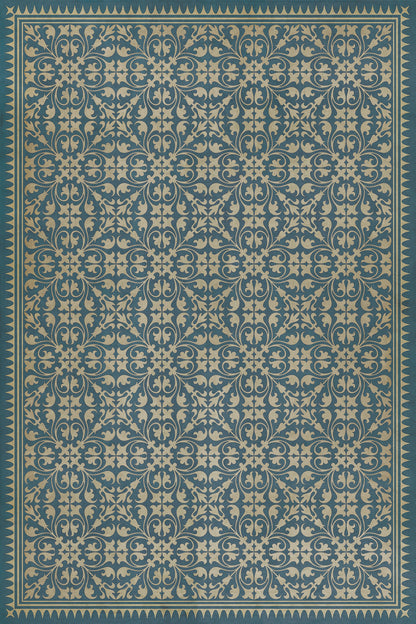 Vintage Vinyl Rug - Pattern 21 - Bandersnatch