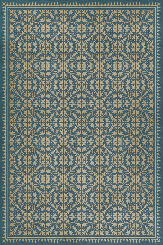 Vintage Vinyl Rug - Pattern 21 - Bandersnatch