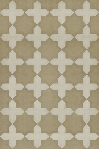 Vintage Vinyl Rug - Pattern 23 - Disciple