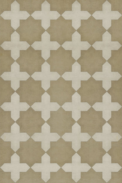 Vintage Vinyl Rug - Pattern 23 - Disciple