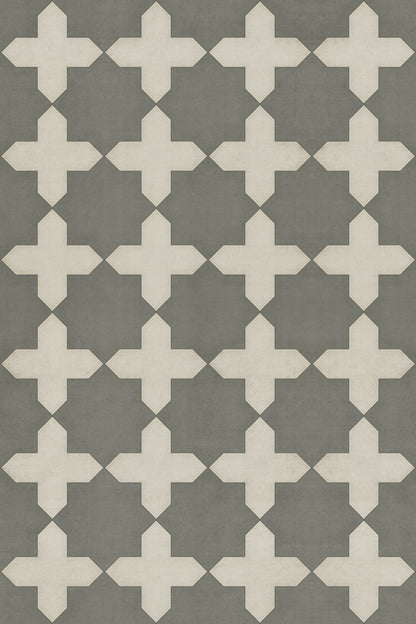 Vintage Vinyl Rug - Pattern 23 - Samaritan