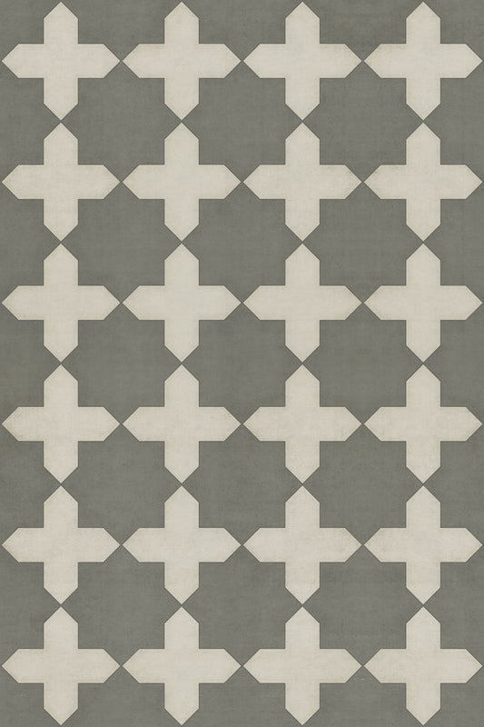Vintage Vinyl Rug - Pattern 23 - Samaritan