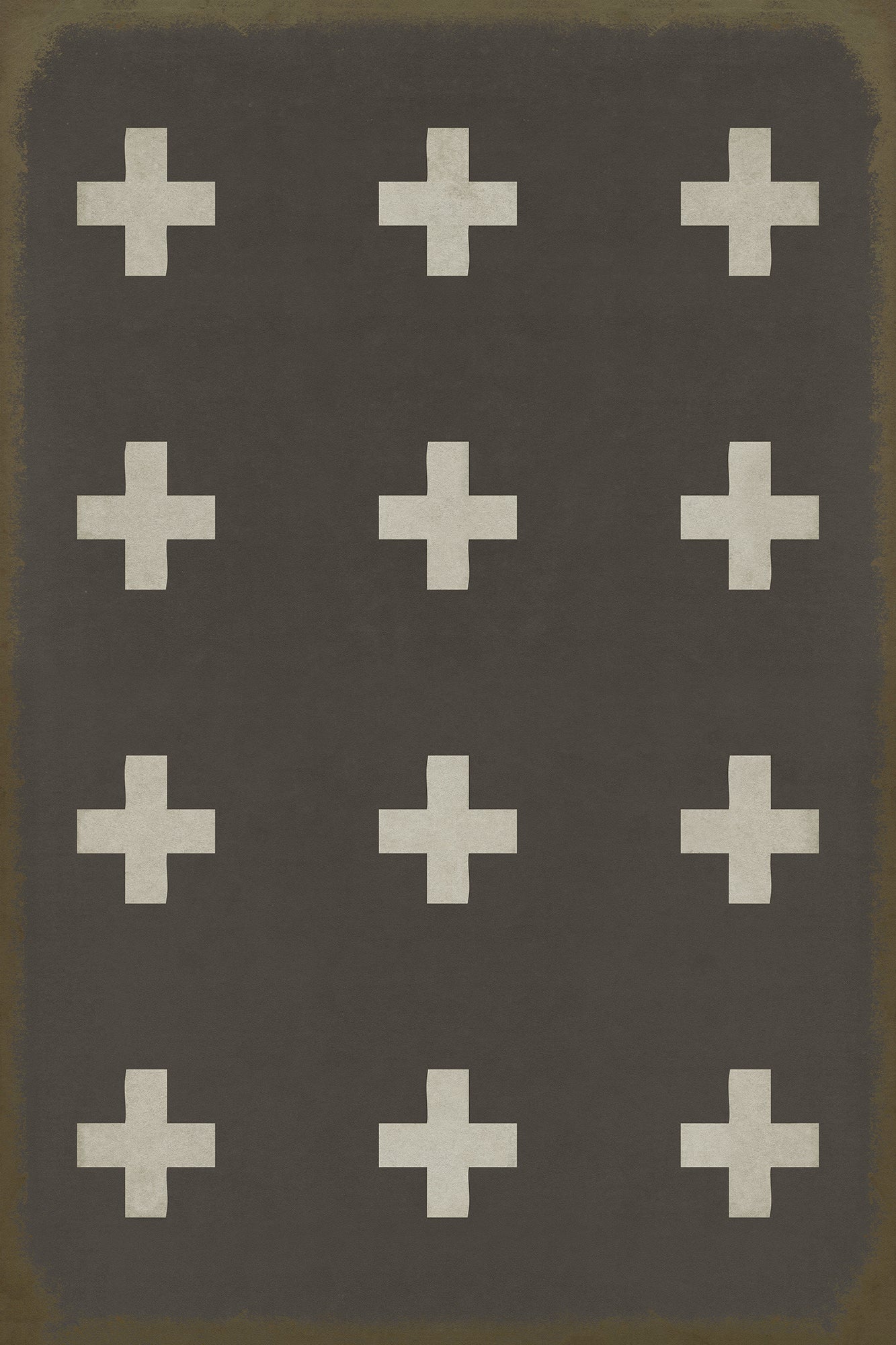 Vintage Vinyl Rug - Pattern 24 - Ionia