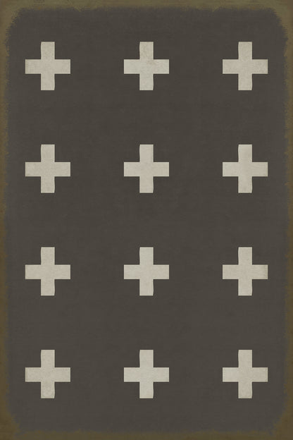 Vintage Vinyl Rug - Pattern 24 - Ionia