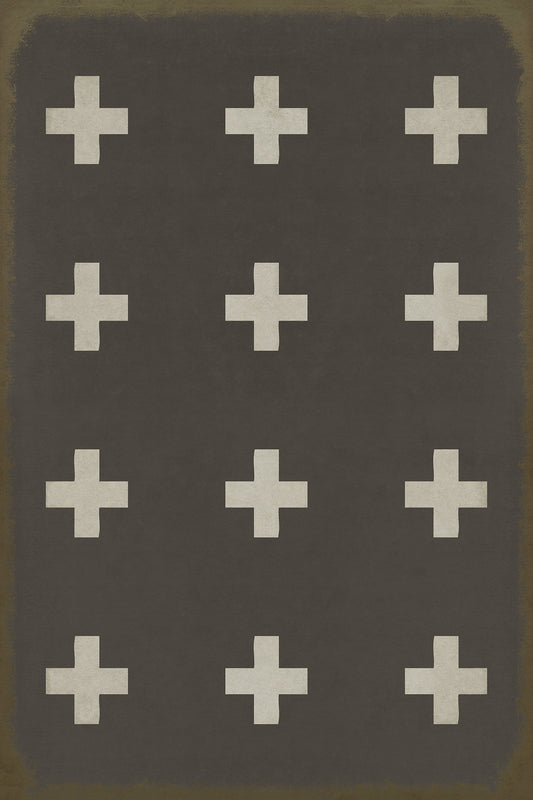 Vintage Vinyl Rug - Pattern 24 - Ionia