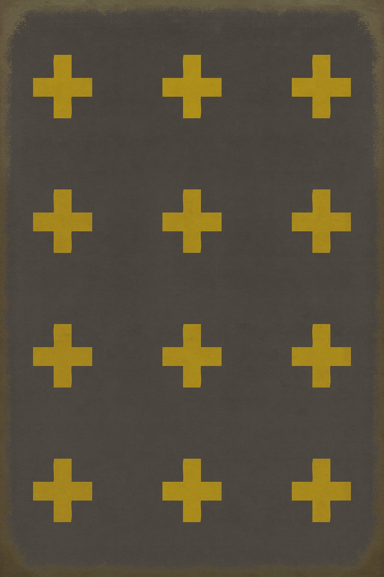 Vintage Vinyl Rug - Pattern 24 - Samos
