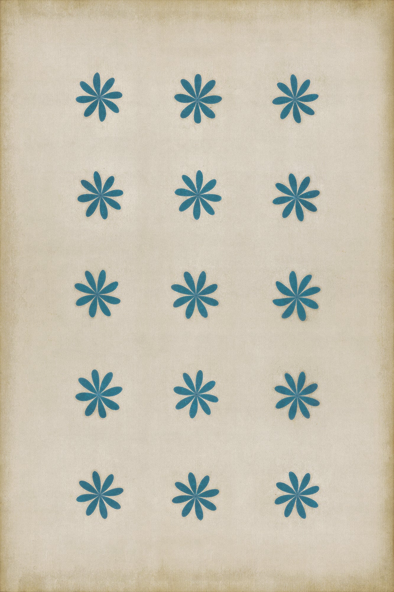 Vintage Vinyl Rug - Pattern 48 - Cloche