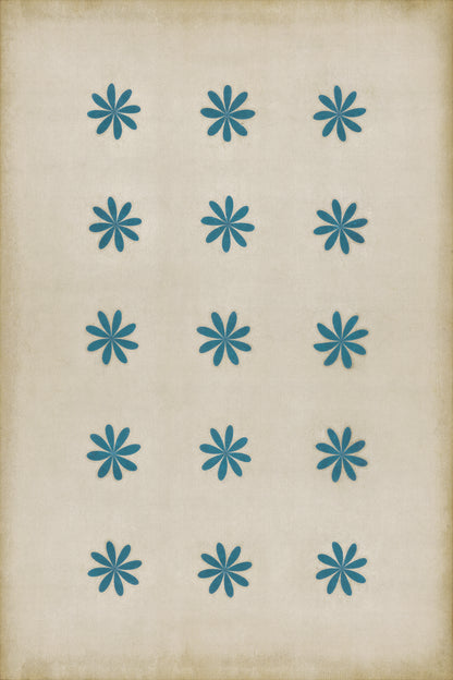 Vintage Vinyl Rug - Pattern 48 - Cloche