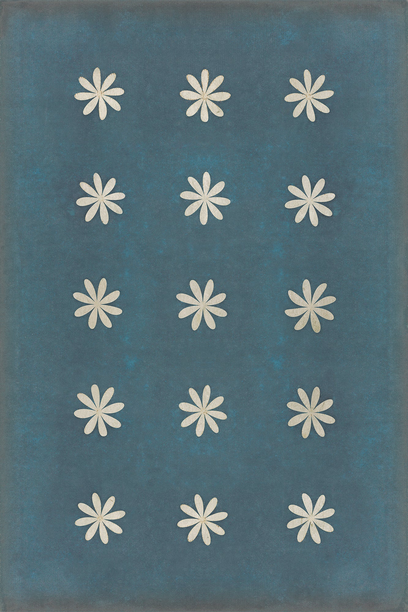 Vintage Vinyl Rug - Pattern 48 - Kibbutz