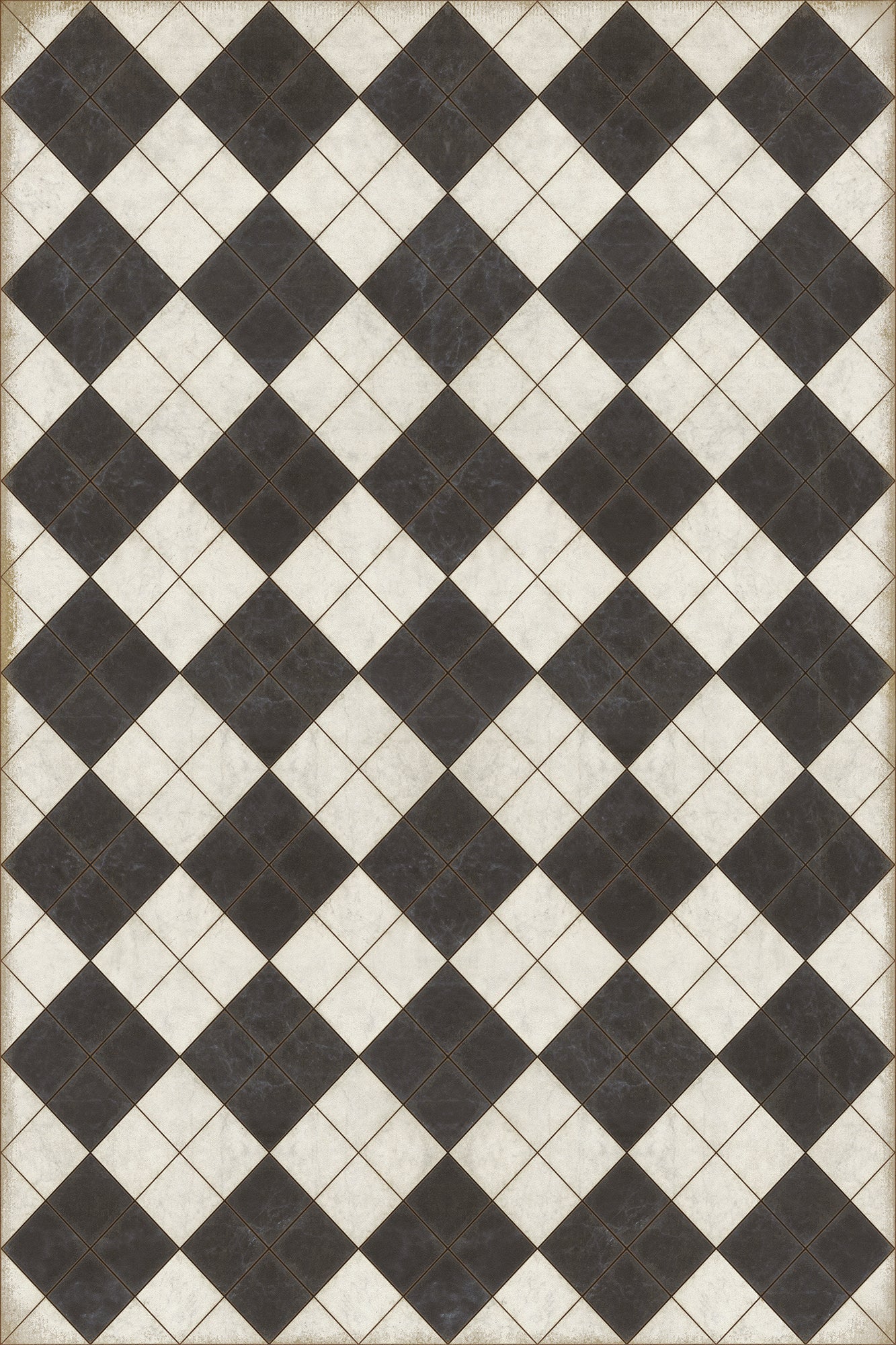 Vintage Vinyl Rug - Pattern 65 - High Fidelity