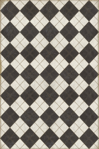 Vintage Vinyl Rug - Pattern 65 - High Fidelity