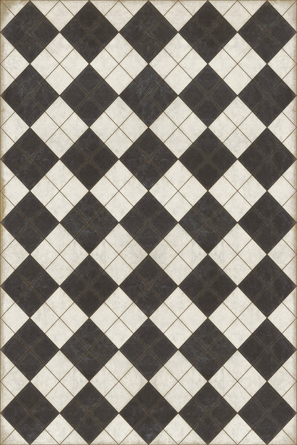 Vintage Vinyl Rug - Pattern 65 - High Fidelity