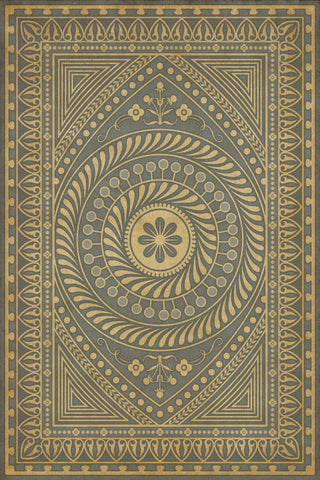Vintage Vinyl Rug - Pattern 75 - Consult the Wise