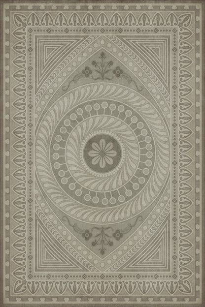 Vintage Vinyl Rug - Pattern 75 - Practice What is Just