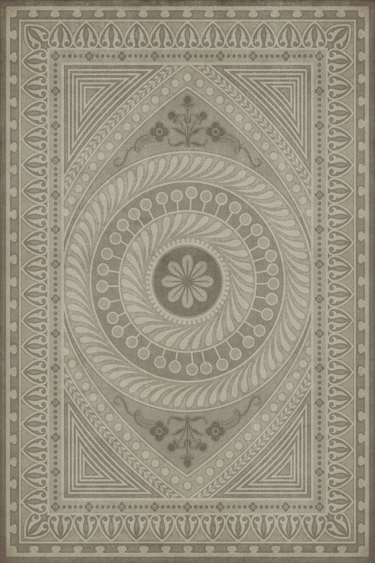 Vintage Vinyl Rug - Pattern 75 - Practice What is Just