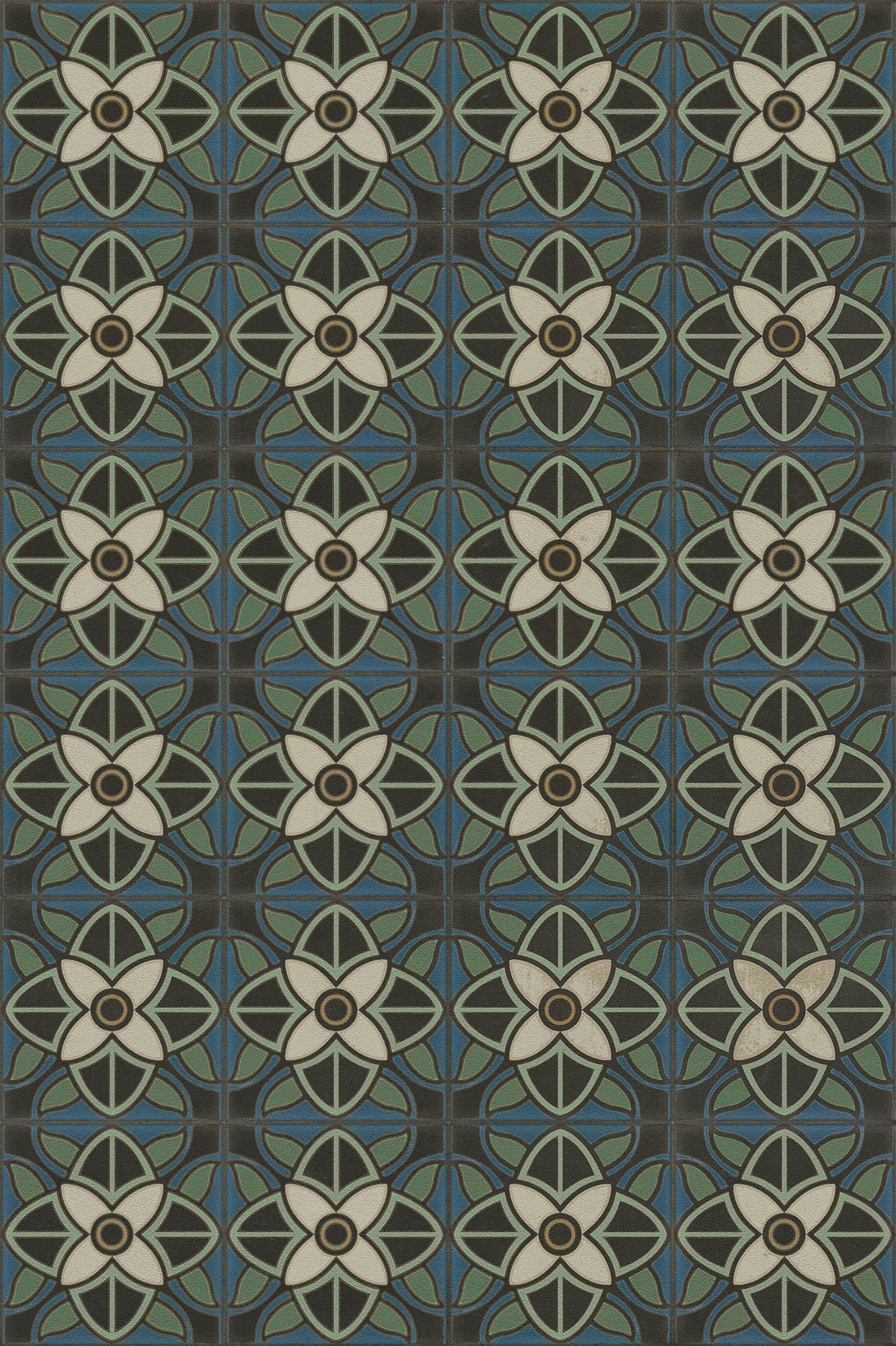 Vintage Vinyl Rug - Pattern 80 - Bette Davis
