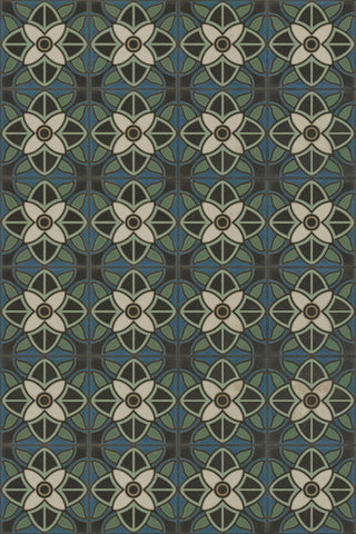 Vintage Vinyl Rug - Pattern 80 - Bette Davis