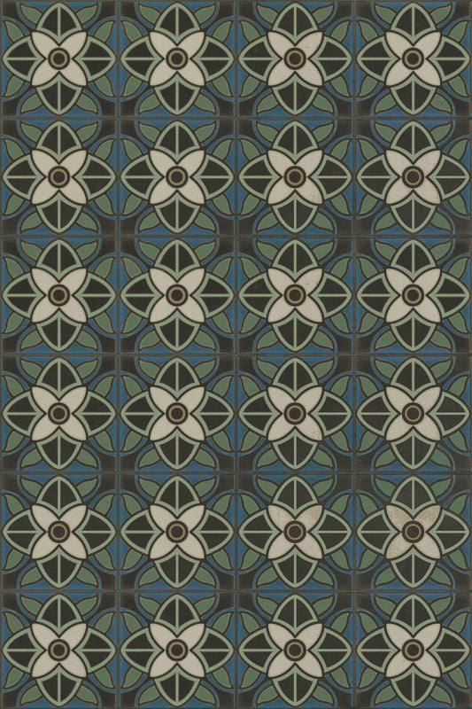 Vintage Vinyl Rug - Pattern 80 - Bette Davis