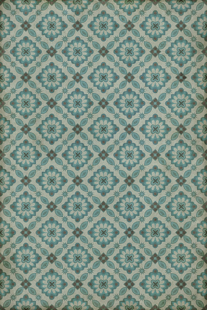 Vintage Vinyl Rug - Bookbinder - Purdie