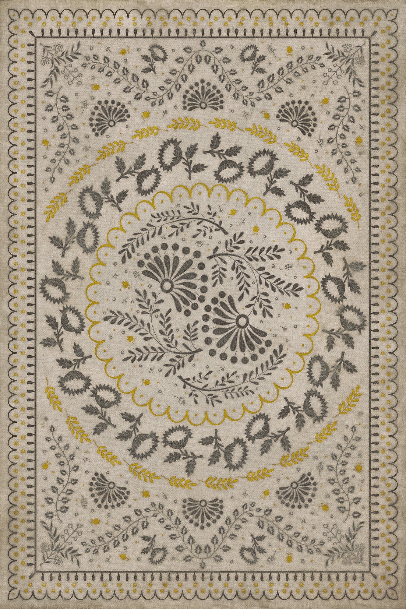 Vintage Vinyl Rug - Cozens - Early One Morning