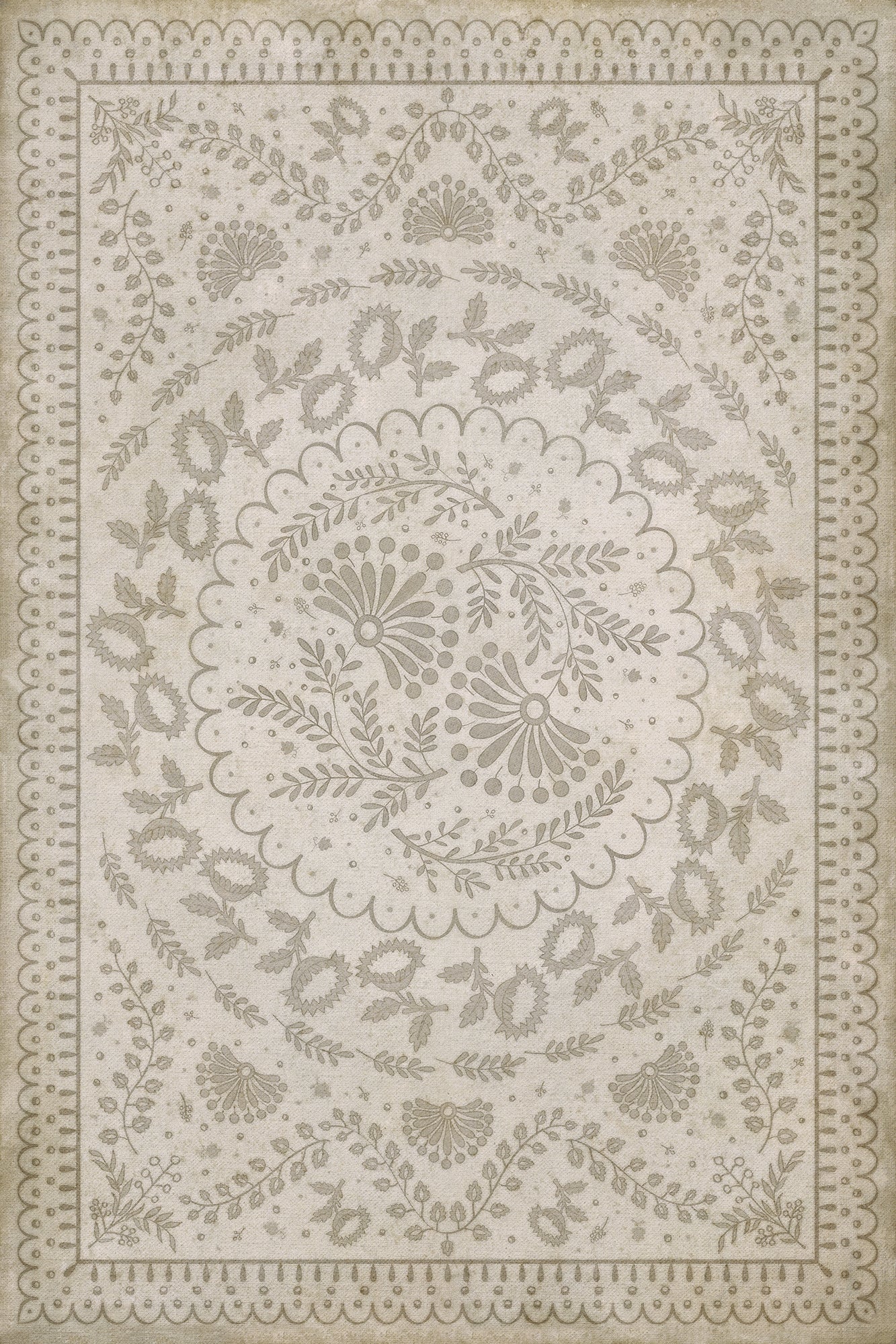 Vintage Vinyl Rug - Cozens - The Little Turtle Dove