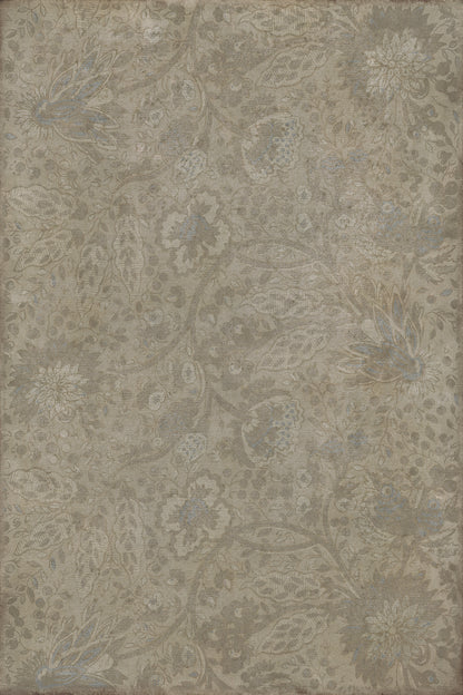 Vintage Vinyl Rug - Garden Gate - I robbed the Woods