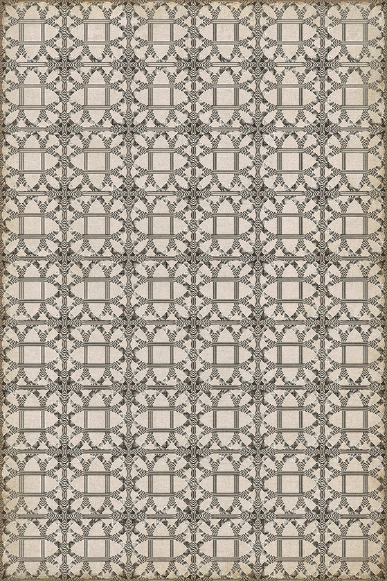 Vintage Vinyl Rug - Lamerie Lattice - Joseph Ward