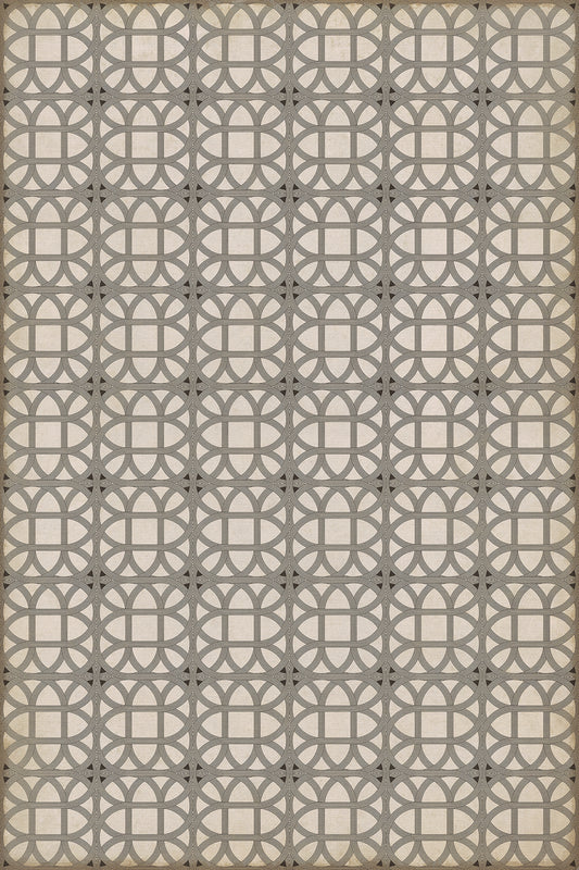 Vintage Vinyl Rug - Lamerie Lattice - Joseph Ward