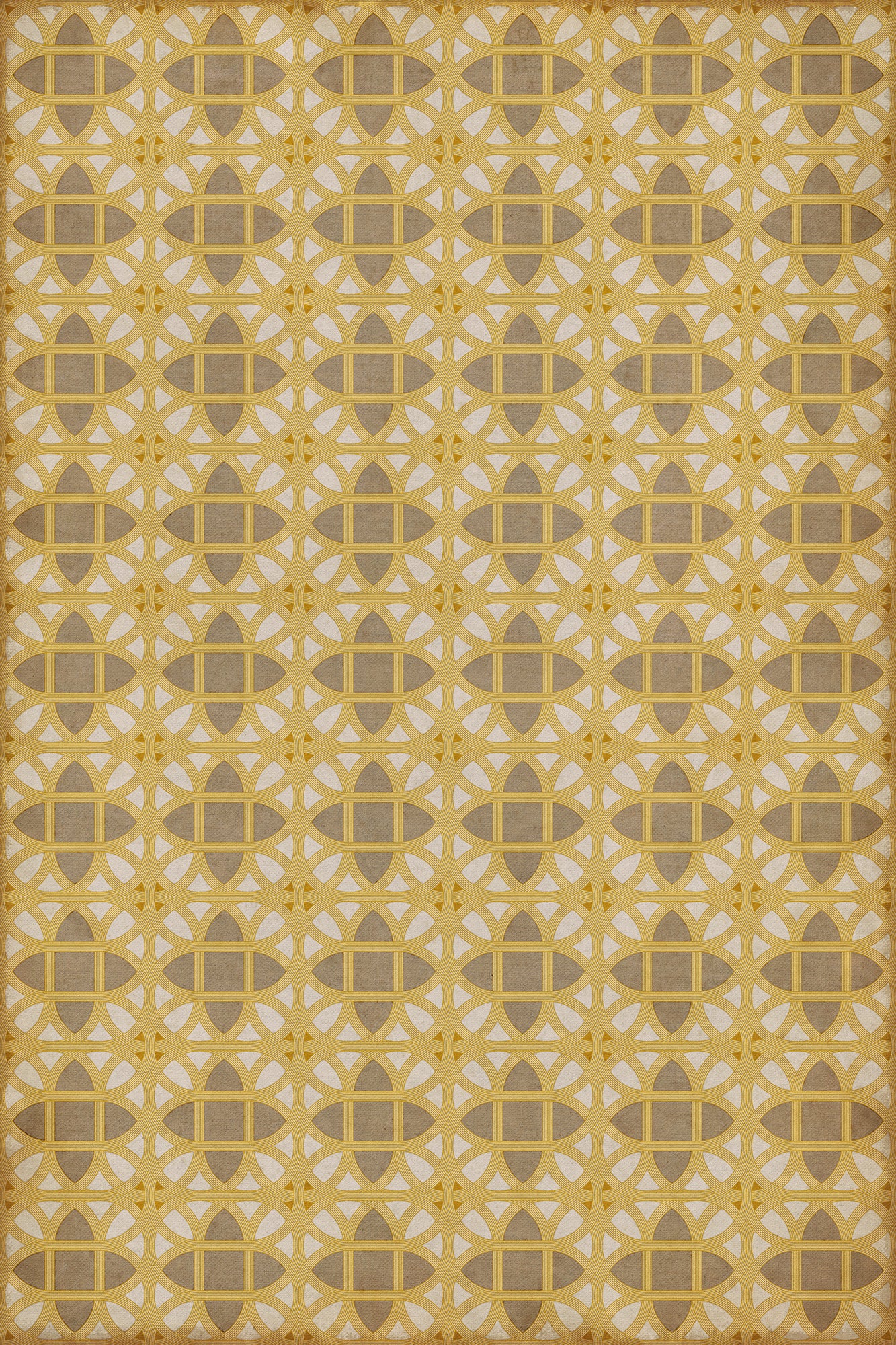 Vintage Vinyl Rug - Lamerie Lattice - William Plummer
