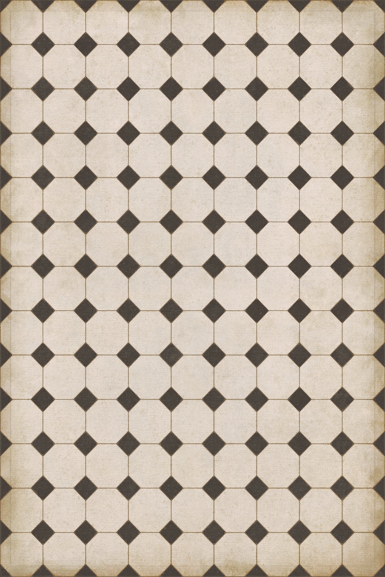 Vintage Vinyl Rug - Octagons - Adams