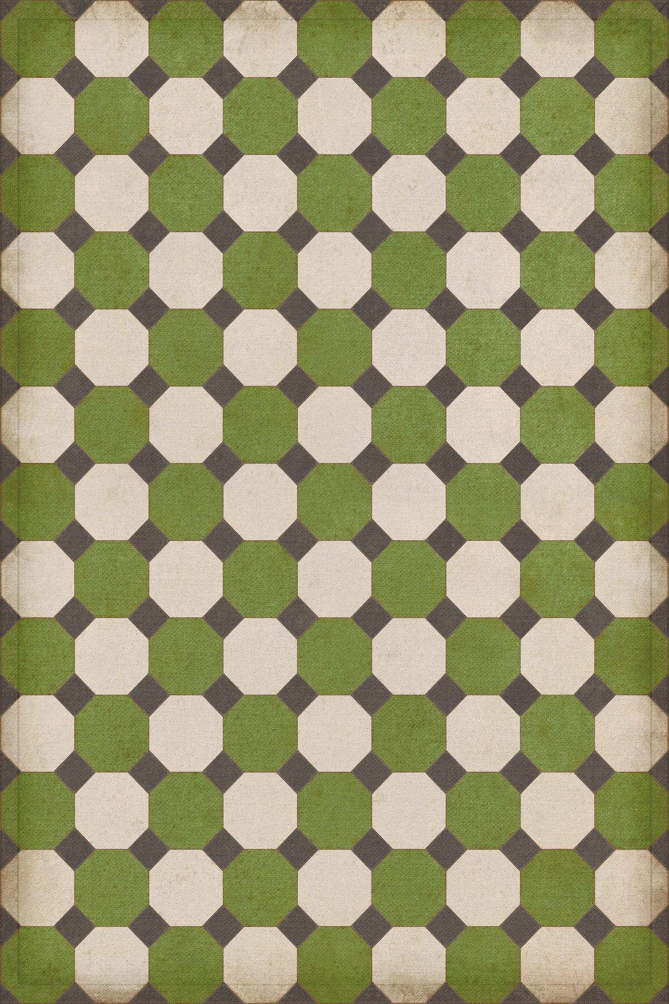 Vintage Vinyl Rug - Octagons - Wythe