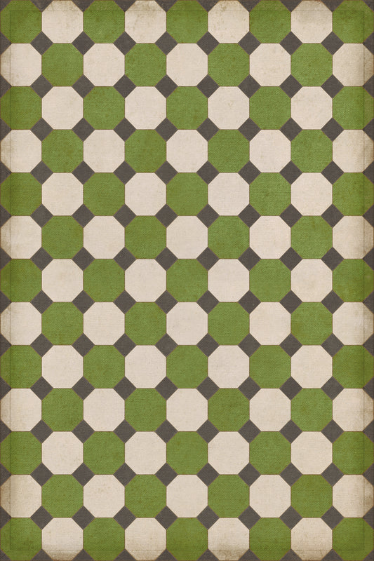 Vintage Vinyl Rug - Octagons - Wythe