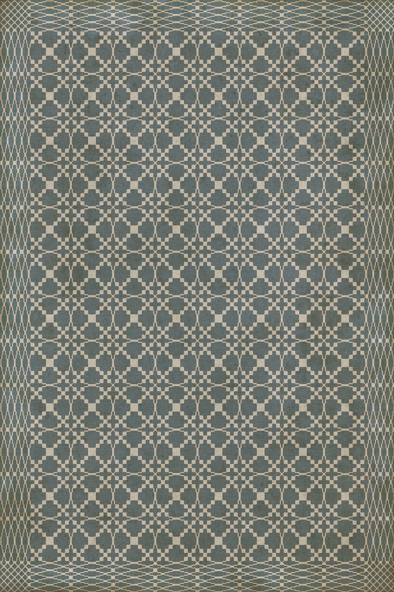 Vintage Vinyl Rug - Woven - Albemarle Est 1744
