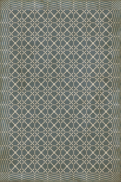 Vintage Vinyl Rug - Woven - Albemarle Est 1744