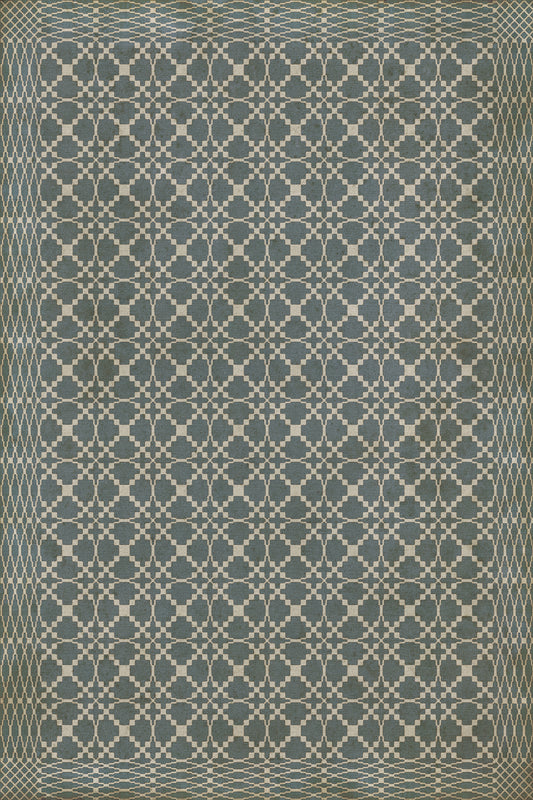 Vintage Vinyl Rug - Woven - Albemarle Est 1744