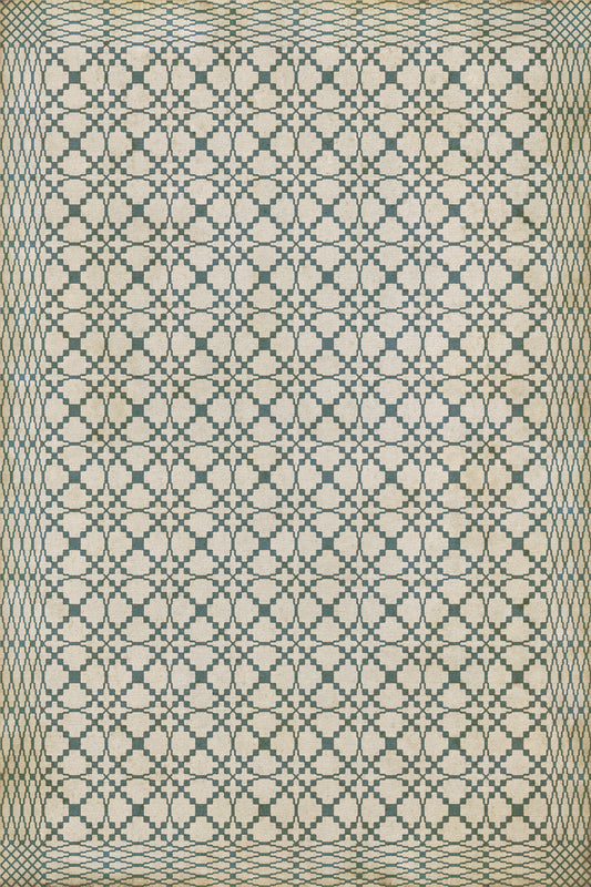 Vintage Vinyl Rug - Woven - Augusta Est 1738
