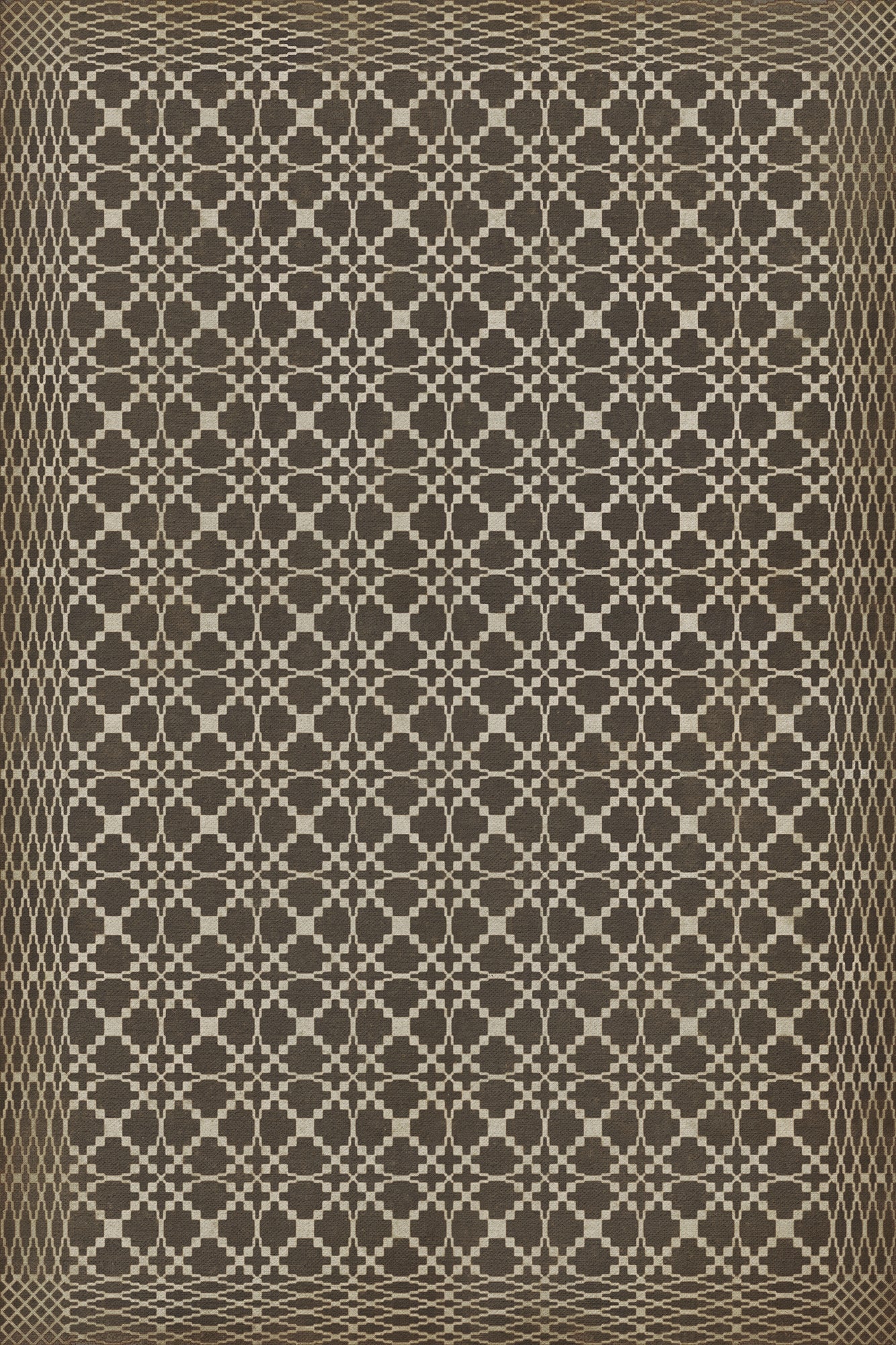 Vintage Vinyl Rug - Woven - Gloucester Est 1651