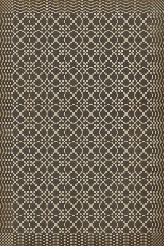 Vintage Vinyl Rug - Woven - Gloucester Est 1651