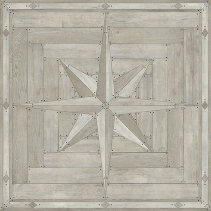 Vintage Vinyl Rug - 18th Century Joinery - Everlasting Grain