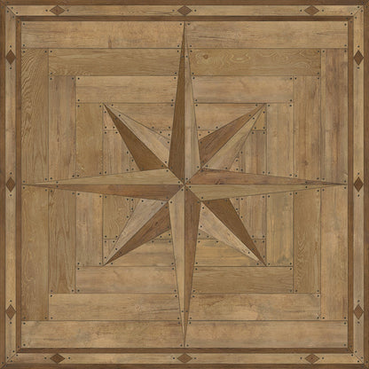 Vintage Vinyl Rug - 18th Century Joinery - Woodworking