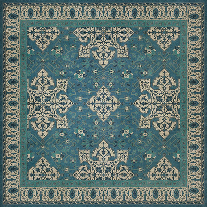 Vintage Vinyl Rug - Star Ushak - Calm Shades