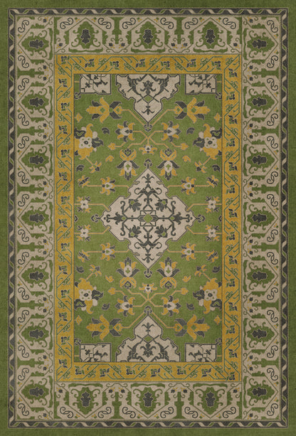 Vintage Vinyl Rug - Star Ushak - Earths Charms