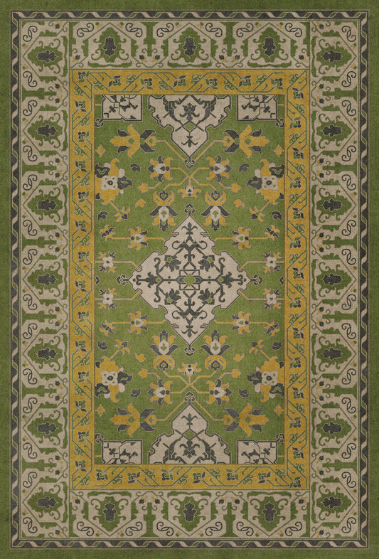 Vintage Vinyl Rug - Star Ushak - Earths Charms