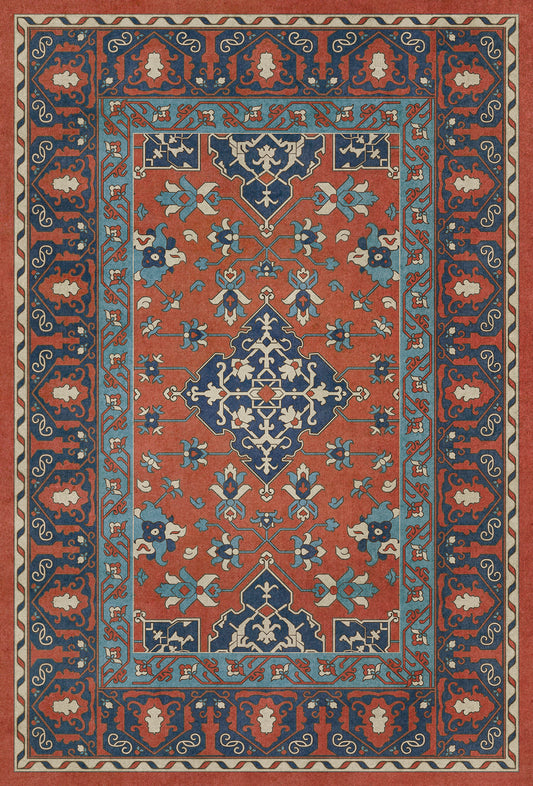 Vintage Vinyl Rug - Star Ushak - Ever Burning Stars