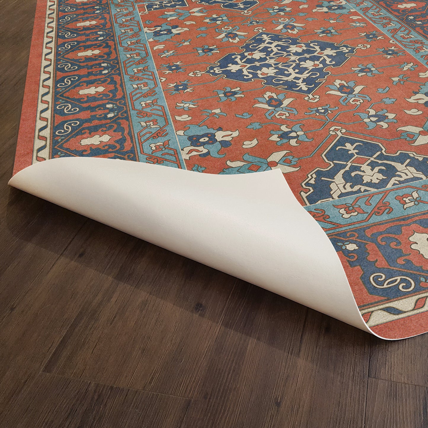 Vintage Vinyl Rug - Star Ushak - Ever Burning Stars