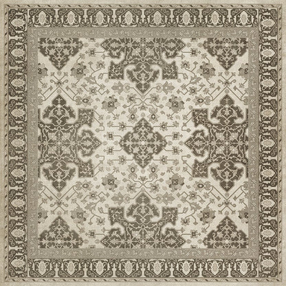 Vintage Vinyl Rug - Star Ushak - Majesty Shining