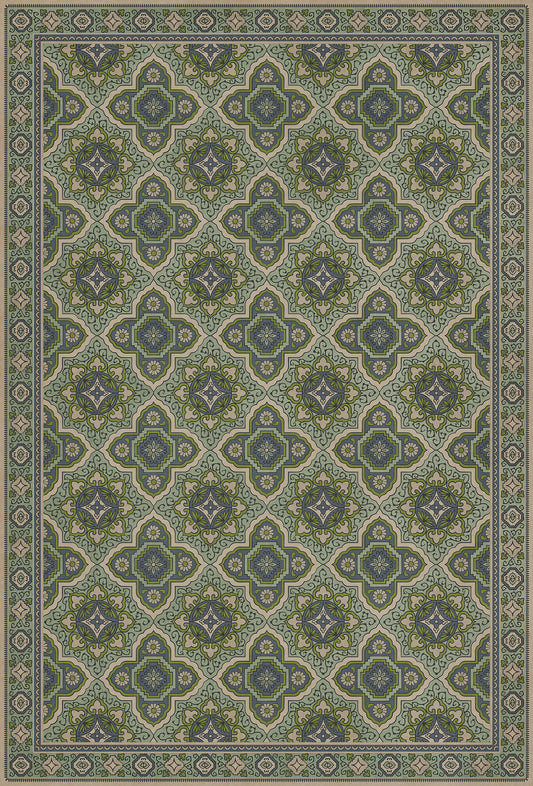 Vintage Vinyl Rug - Antiquary - Fly Leaf
