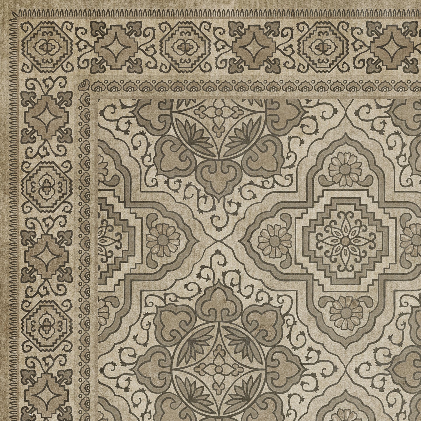 Vintage Vinyl Rug - Antiquary - Holograph