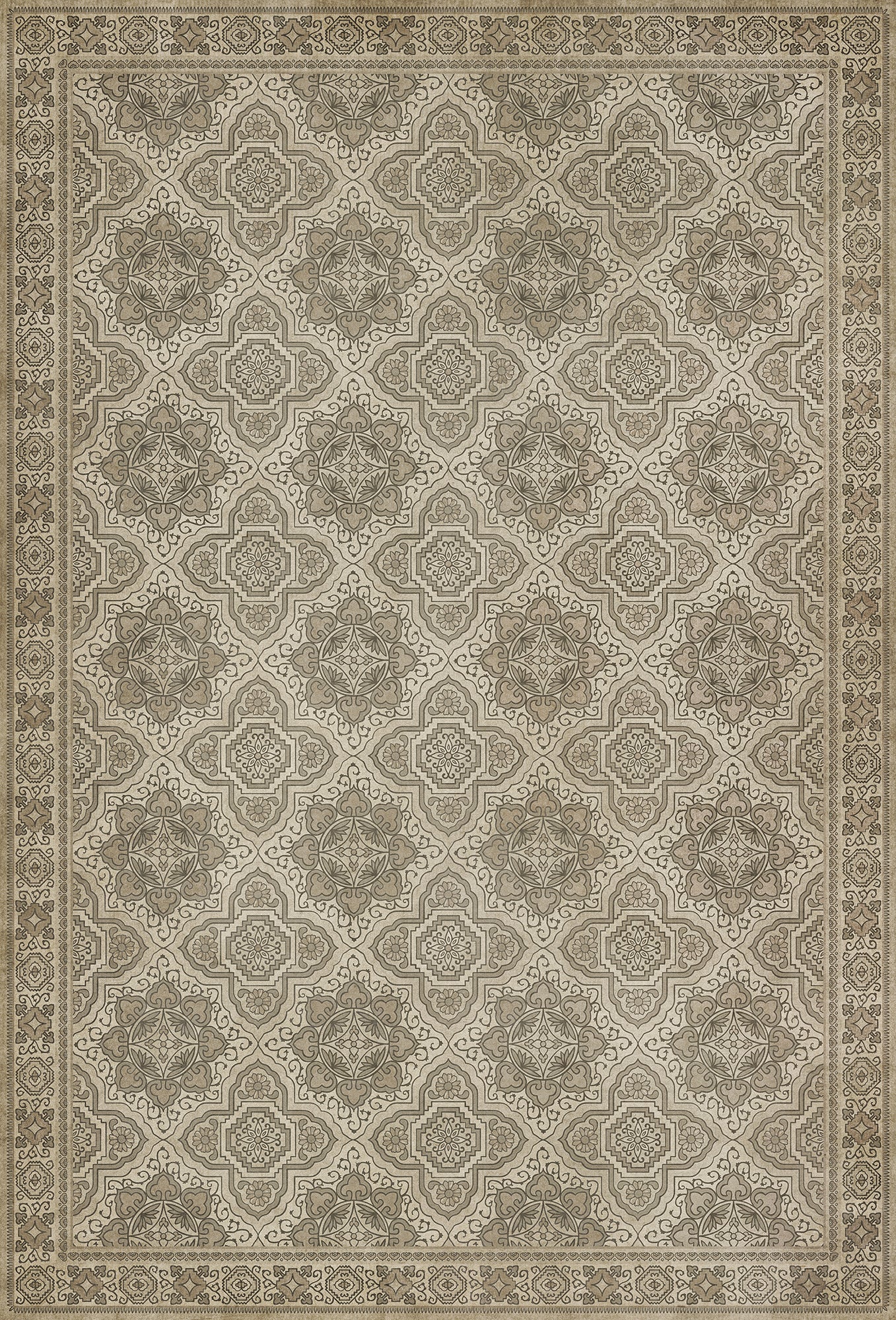 Vintage Vinyl Rug - Antiquary - Holograph