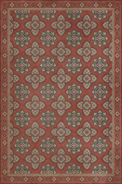 Vintage Vinyl Rug - Antiquary - Provenance